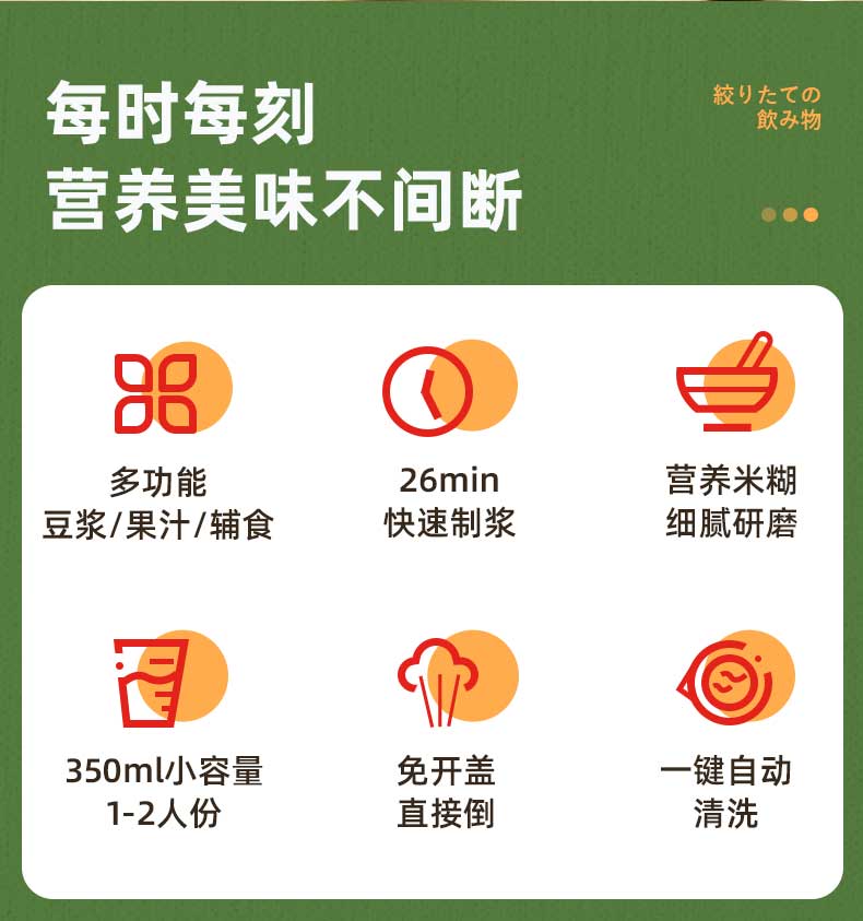 亿德浦 mini破壁豆浆机 350ml 图2