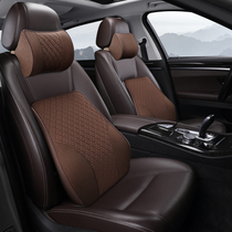 Car waist memory cotton waist pillow neck pillow driver back pillow on Four Seasons Car Seat Headrest waist pad linen