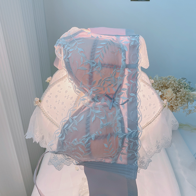 Full-cup big breasts show small underwear women's thin section without steel ring to receive breast anti-sagging adjustment push-up bra summer