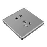 Международный электрический домашний выключатель на стенах панели, встроенный многопорированный USB Dark Установка пяти -отверстия полосы выключателя