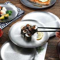 Retro Dessert Disk Stainless Steel Disk Disk Disk Disk Disk Disk Disk Disk