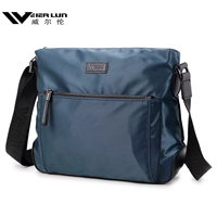 威尔伦 Нейлоновая сумка через плечо, мужская сумка на одно плечо для отдыха, портативный рюкзак, ткань оксфорд