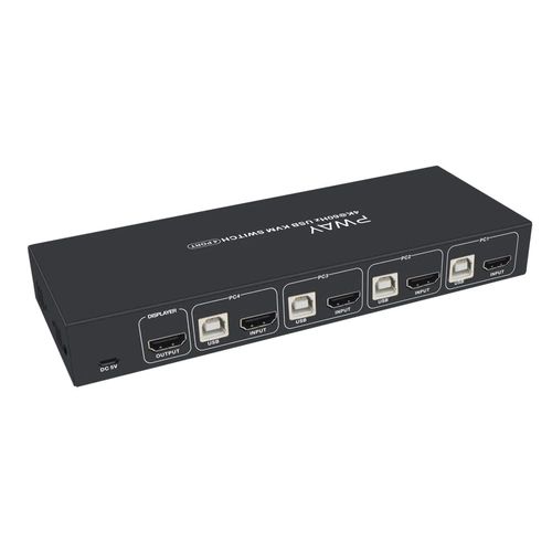 KVM Switch 4 -port HDMI FOUR -IN -ONE ONE ONE OUT ЧЕТЫРЕГО ХОСТА