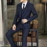 Комплект, осенний демисезонный классический костюм, свадебное платье, пиджак классического кроя, 3 предмета