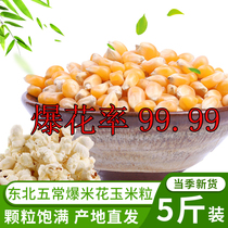 Popcorn corn kernels 5 kg popcorn household homemade raw materials special saucer-shaped small corn bracts and rice flowers non-spherical