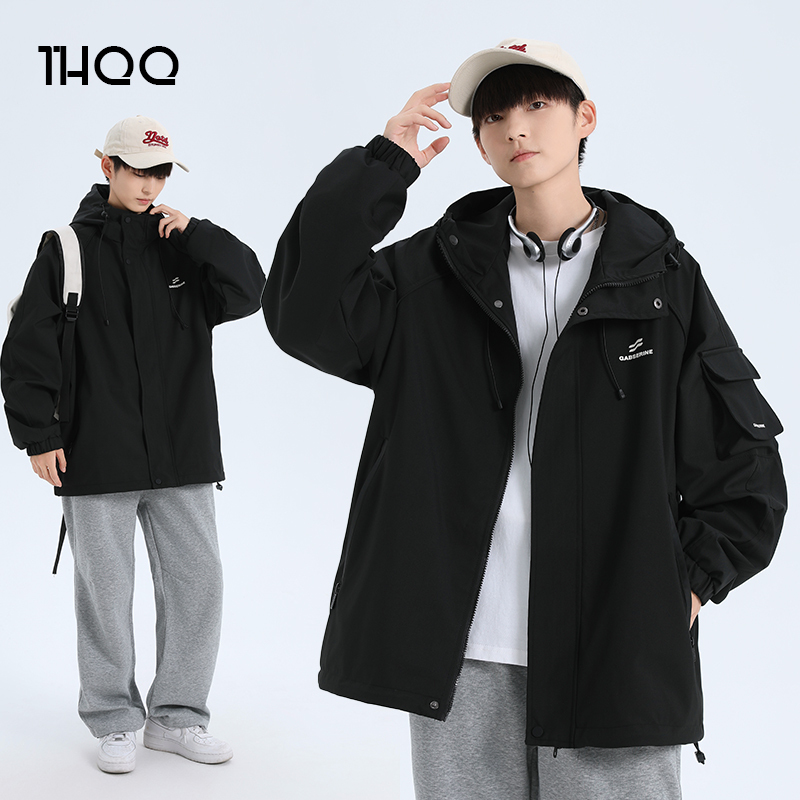 Boys' Spring and Autumn Jackets 2026 New Style Youth Spring Clothing for Junior and Senior High School Boys Spring Windbreaker