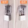 Thickened stainless steel latch Open buckle lock Small cabinet door lock Shift door lock buckle padlock Anti-theft safety door bolt