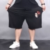 quần giữ nhiệt nam Plus Fat Plus Size Băng Lụa Quần Short Nam Năm Điểm Hợp Thời Trang Người Béo Béo Thể Thao Thun Mỡ Quần Lớn Mùa Hè Dáng Rộng quần âu nam Quần short