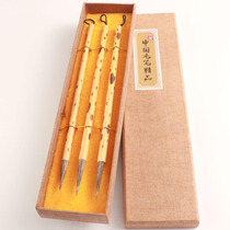 Dream bird brush pure stone badger milli-Kai fields regular script painting running script adult beginners calligraphy students dedicated large and medium-sized xiao kai set to write professional pen the pen