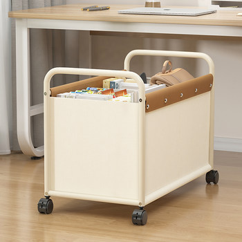 Under-Desk Storage Box, Movable Backpack and Snack Storage Trolley, Storage Rack, Office Workstation Organizer, Storage Basket