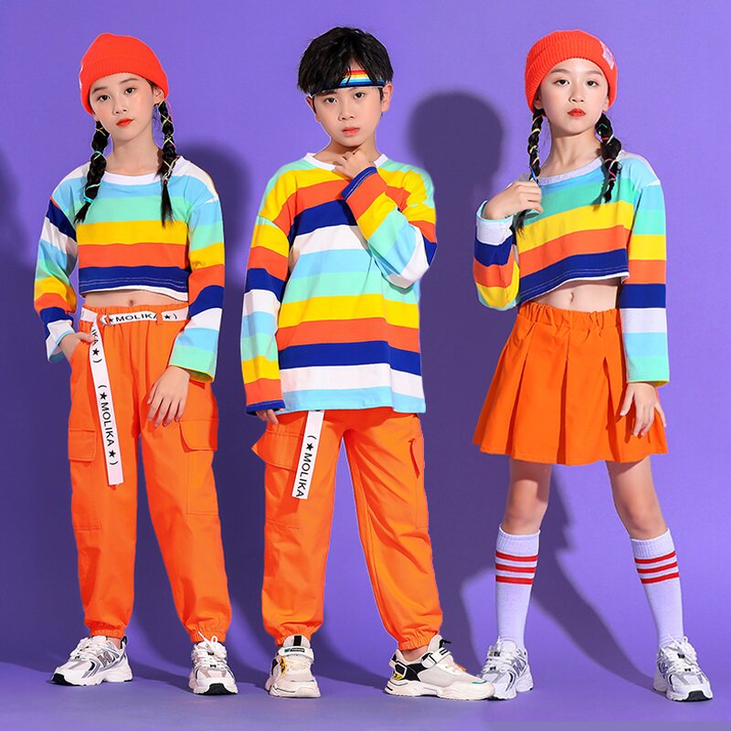 New Year's Day children's cheerleading costumes primary school sports performances boys street dance jazz dance costumes girls tide