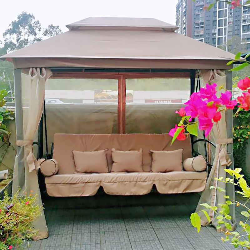 Tent Outdoor Roman cloak Courtyard Reclining Deck Reclining Bed Lounge Chair Hammock Chairlift Home outdoor Rain-proof Swing Set