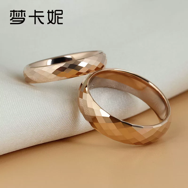 Ring with diamond pattern, for beloved, Birthday gift, custom-made
