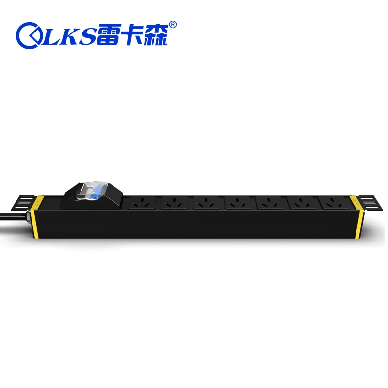 雷卡森 SP5071 PDU кабинет розетка 7-бит 16A национальный стандарт отверстие силовая установка воздушный выключатель защита промышленность 19-дюйм 16A высокомощная plug-in board заводские прямые продажи объем