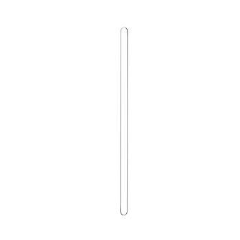 Glass stirring rod and drainage rod for experiments