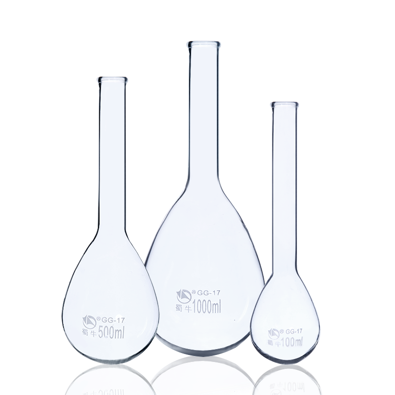 Shu Bull 100 250 500 1000ml of nitrogen flask Shu Ba Ke Ke flask K flask long neck fixed nitrogen bottle Circular bottom flask Laboratory glassware glassware