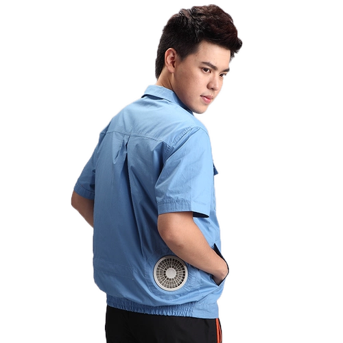 Охлаждающий летний тонкий хлопковый вентилятор для работы