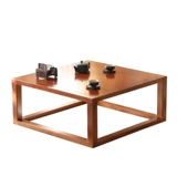 Стол с твердым деревом татами Новый китайский стиль дзен чайный столовой столовый столовой дом Стол дома дом дома в стиле японского стиля сидит на земле