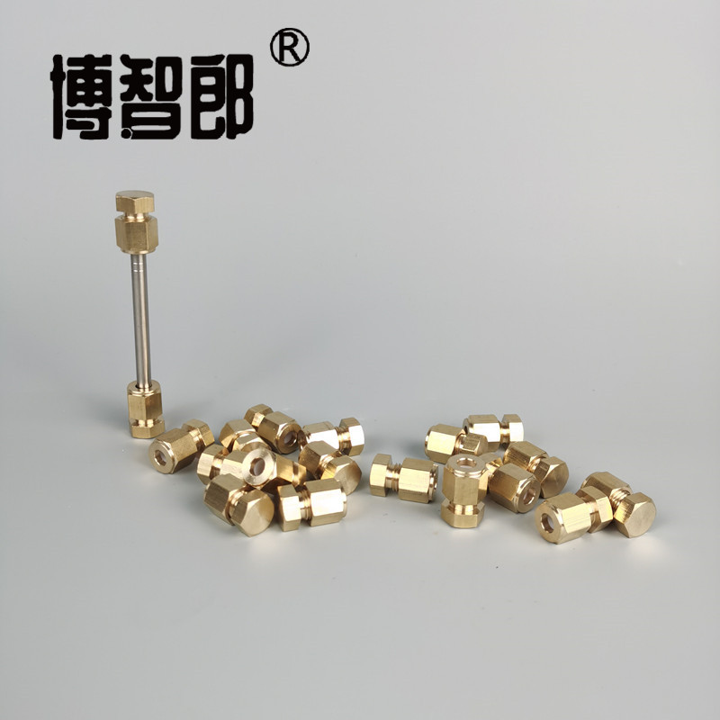 TVOC采样管不锈钢Tenax-TA吸附管玻璃采样管VOCs吸附管 铜帽 组合1/2/3吸附管帽 活性炭采样管 HJ 734 644