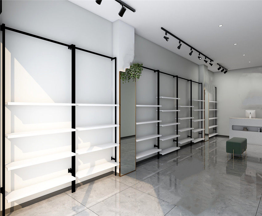 Shoe Store Shoe Rack Show Shelf for men and women Shoes Shelf Clothing shop Shoe Cabinet Shop Furnishing upper wall Multilayer Shoe Rack-Taobao