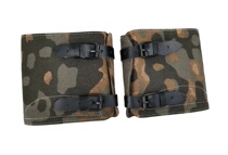 German leggings a pair of film and television props for mountain soldiers made of sycamore B-side camouflage canvas