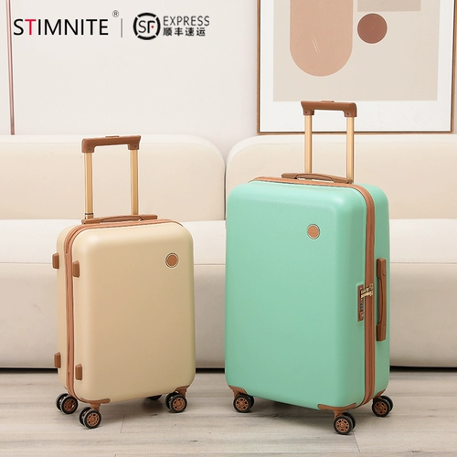 STIMNITE Ретро универсальный вместительный и большой чемодан, 20 дюймов