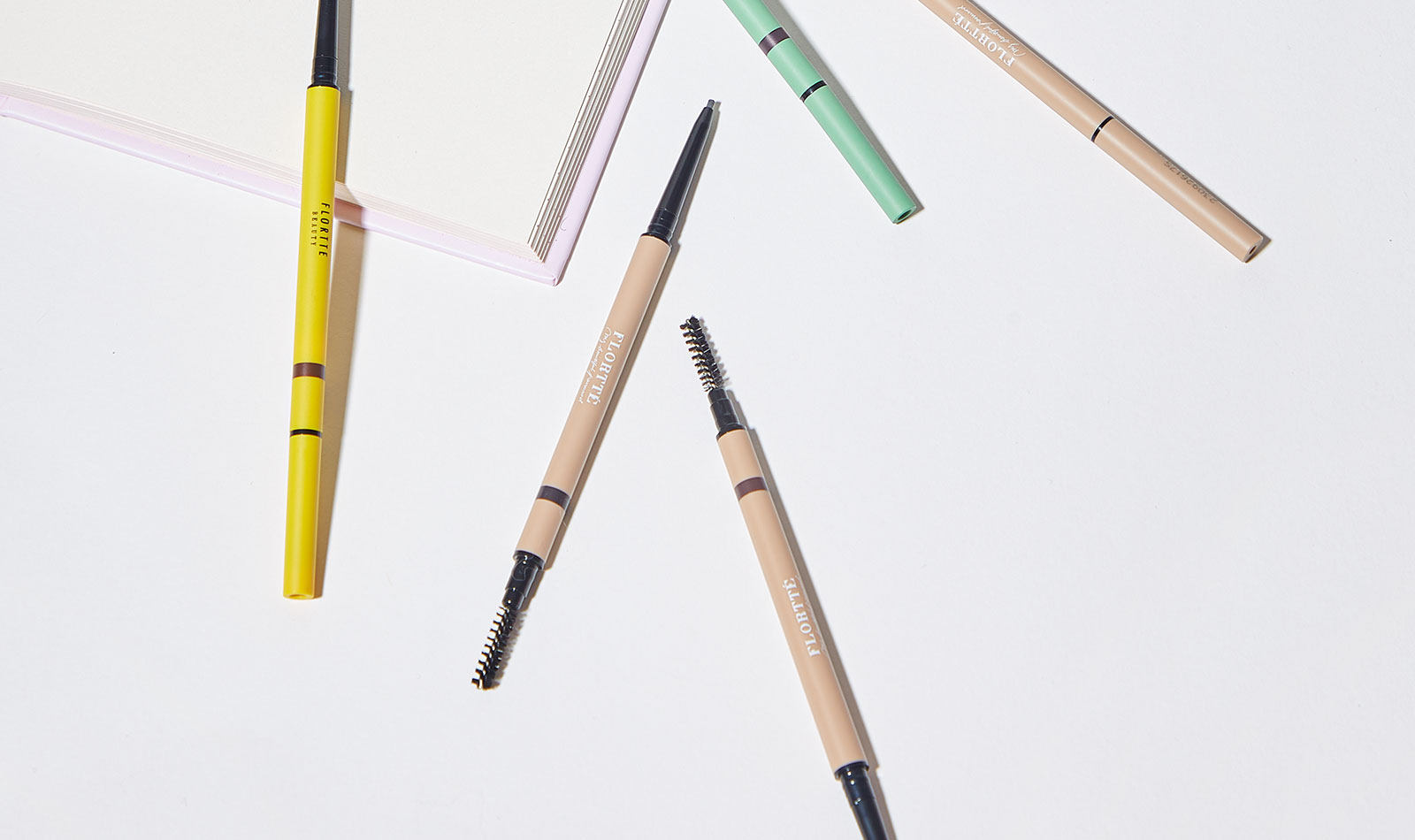 【中國直郵】 花洛莉亞Flortte 眉筆自然防水新手精細眉筆 #B2灰褐色