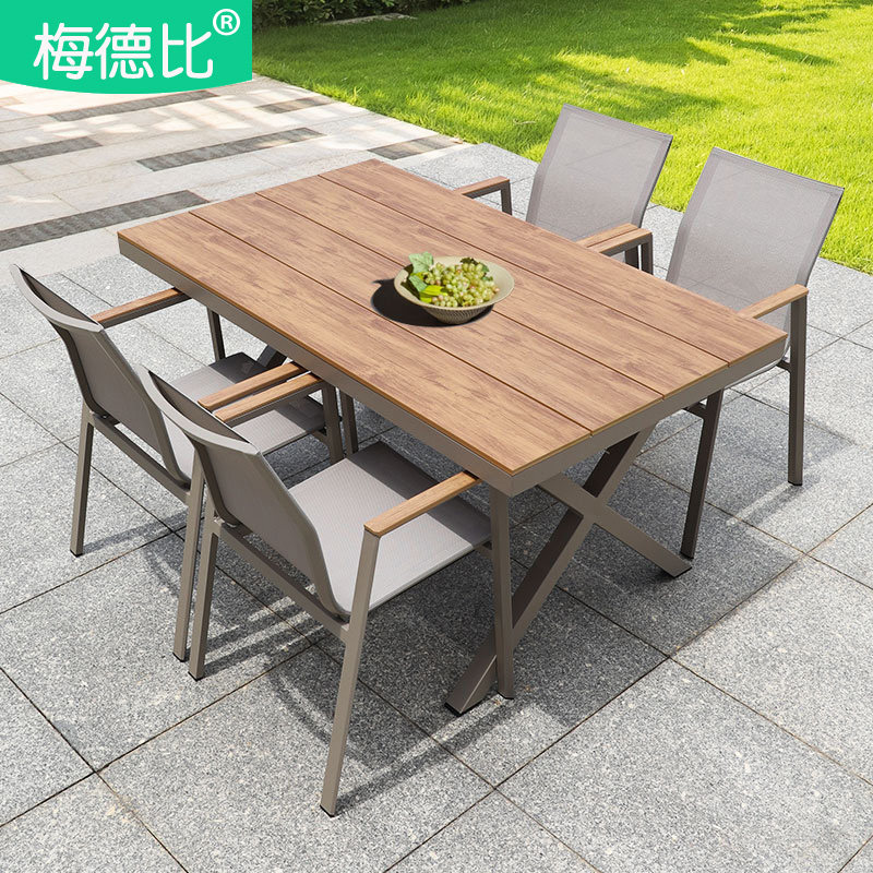 Mederby Outdoor Table And Chairs Courtyard Leisure Minima Modern Net Red Table And Chairs Outdoor Greenhouse Villa Garden Table and chairs