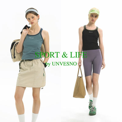 Unvesno (UN) Sport&Life Series Sorona color-blocking embroidered I-shaped women's base vest