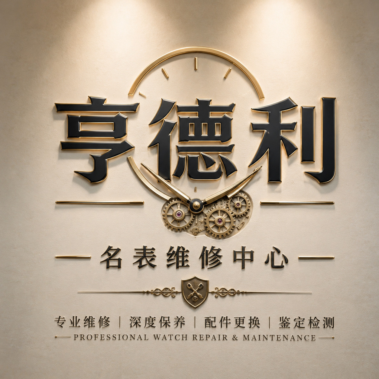 亨德利名表维修中心的LOGO
