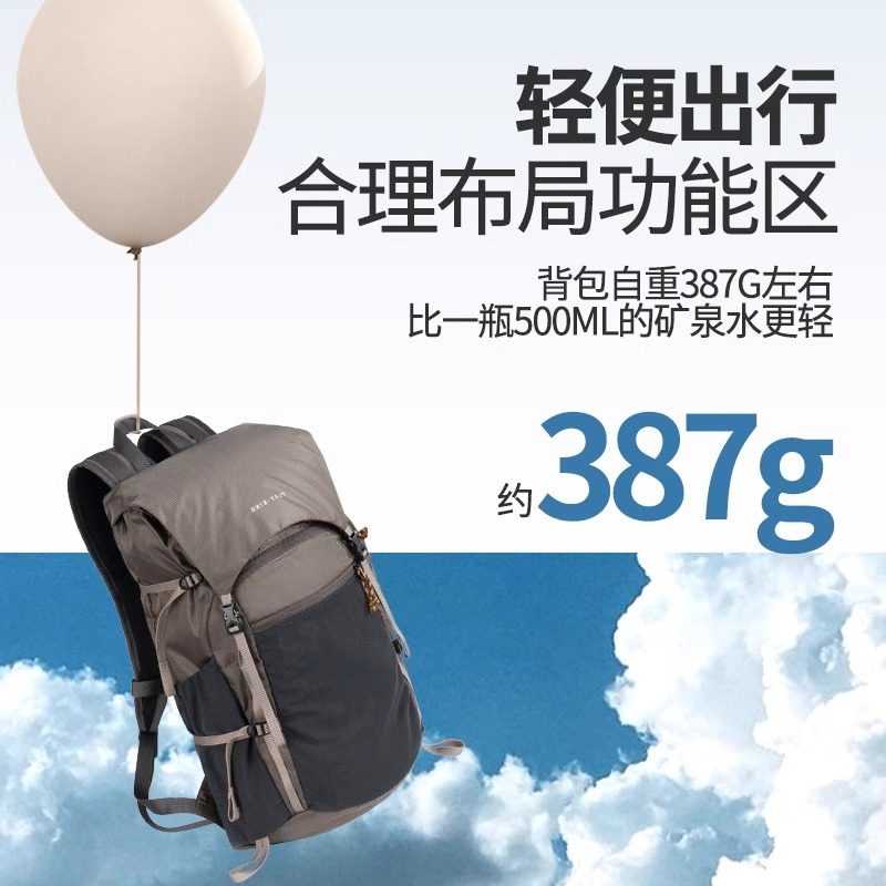 Outdoor Lightweight Hiking Backpack Waterproof Flap Backpack For Women, Foldable Large Capacity Travel Hiking Backpack For Men - Thumbnail 2