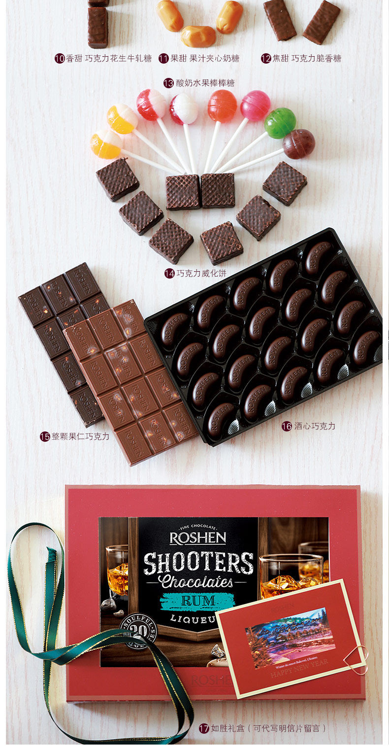 乌克兰进口 如胜 夹心水果味 汽水糖 2斤 约200颗 图7