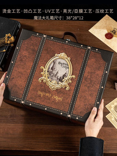 Harry Potter Themed Birthday Gifts for Girls, New Year's Gifts for Boys and Girls, Children's Scarves, Magic-Themed Gift Boxes