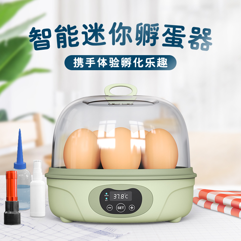 Incubator Small Incubator Smart Incubator Fully Automatic Children's Home Chicken and Duck Quail Mini Incubator