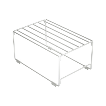 Stainless steel storage basket layered shelf
