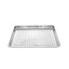 Stainless Steel Steaming Rice Tray 40*60, Perforated Rectangular Steaming Tray, Special Steaming Tray for Steaming Carts, Steaming Boxes, and Steaming Cabinets