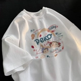 Tide, ретро абрикосовая хлопковая летняя футболка с коротким рукавом, в американском стиле, в корейском стиле