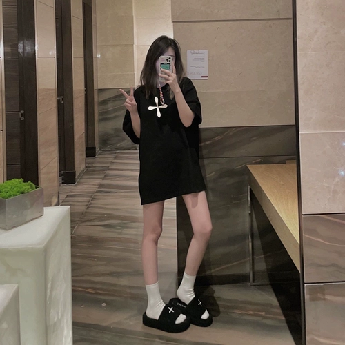 Черная футболка для отдыха, коллекция 2023, в американском стиле