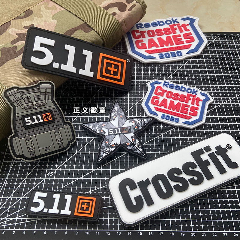 CrossFit Games2020 Tactical sticker 511 training vest morale badge PVC solid rugged waterproof sticker
