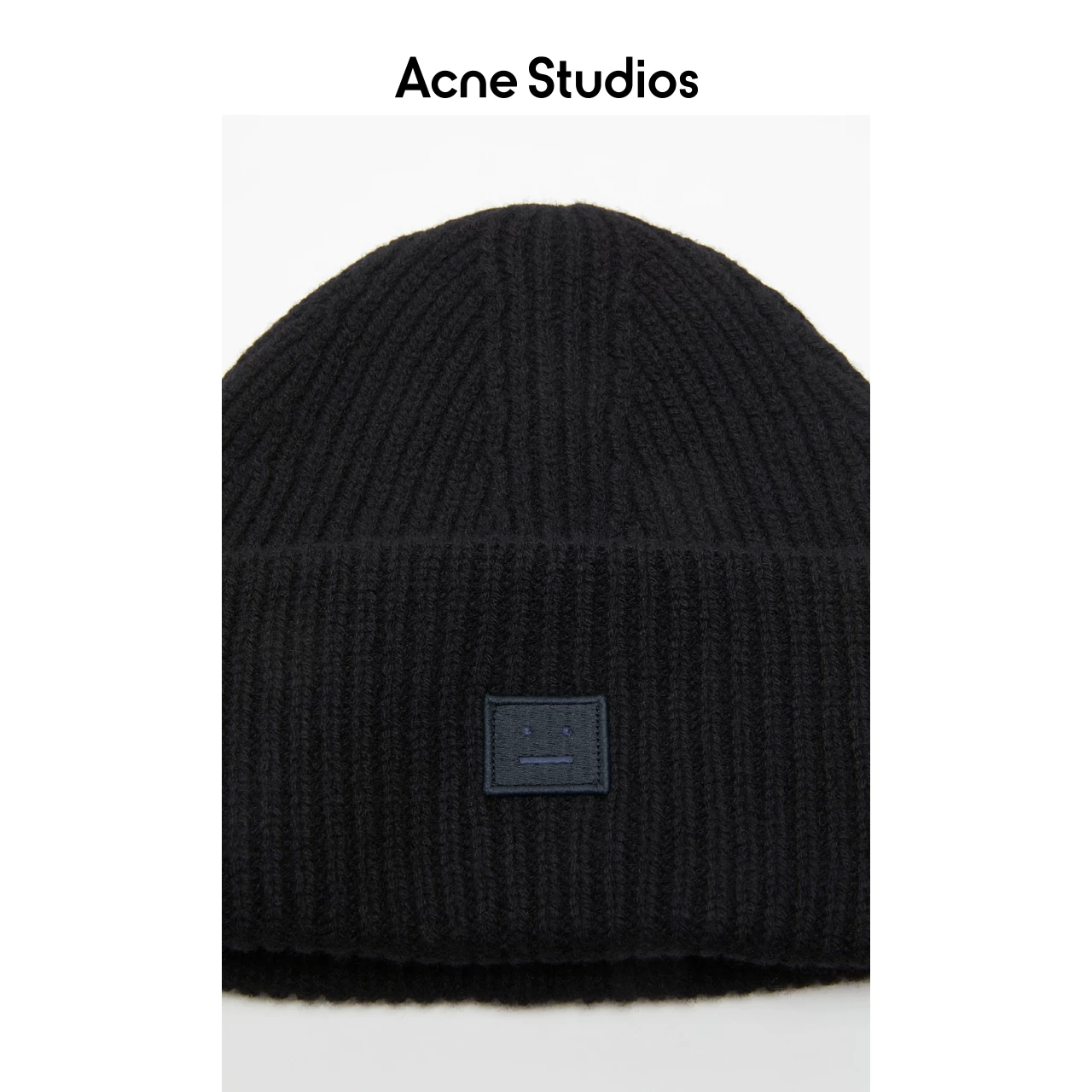 [Classic] Acne Studios Face expression cold hat knitted hat wool beanie