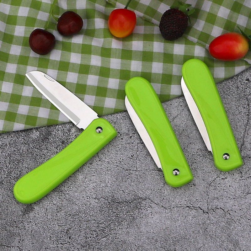 Folding water fruit knife portable carry-on student dormitory with cut melon and fruit knife Vegetable Knife Home Paring Knife Planing Cutter-Taobao