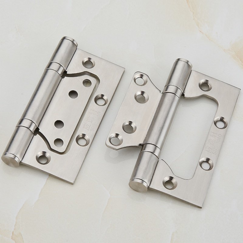 Stainless steel bearing hingesfoldwoodcut doorsquieter living page hardware accessories hinge hinge 4 inches