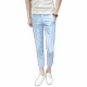 Spring and summer trendy trousers for men, Korean version of nine-point pants, men's thin, slim-fitting, small-leg pants, versatile nine-point casual pants for men
