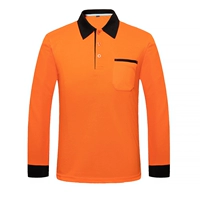 Упакованный карманный оранжевый длинные рукава