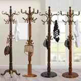 Деревянная универсальная вешалка из натурального дерева для домашнего использования