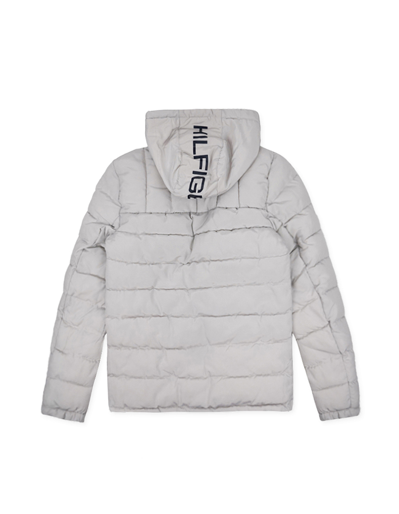 Tommy Hilfiger 男士连帽棉服 左胸左肩刺绣小logo 图16