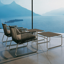 Property Prototype Board Room Furniture Soft Dress Design Rope Sofa Chair Balcony Garden Villa Garden Furniture Table And Chairs