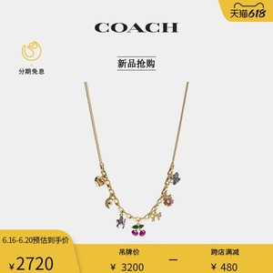 【618狂欢日】COACH/蔻驰迷人挂饰项链