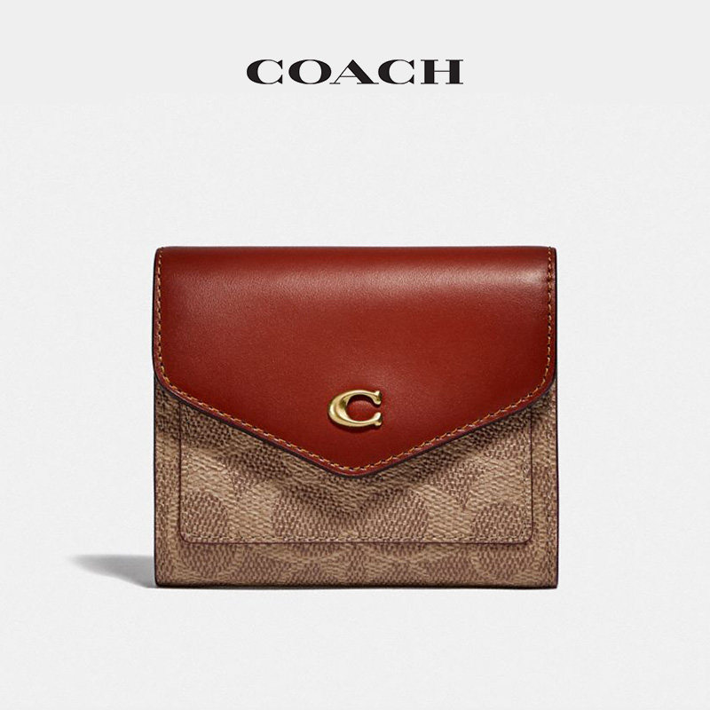 COACH COACH Colorblock Classic Logo WYN Small Wallet