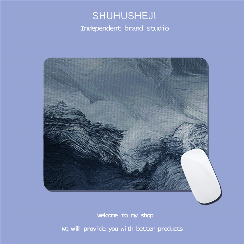 Lukewarm Wind Illustrations Slip Rat Mat Lovers Brief Cute Desk Cushion Gaming Plastic Mat Table Mat Small Clear New Cartoon Lady